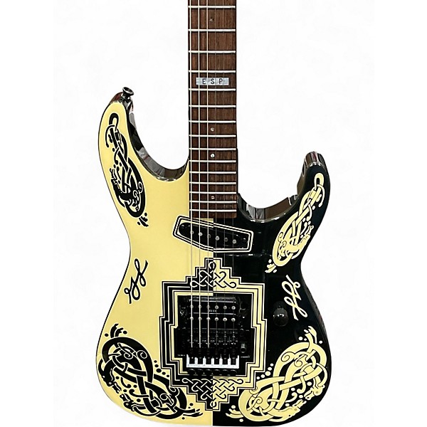 Used ESP GEORGE LYNCH SERPANT Custom Graphic Solid Body Electric Guitar