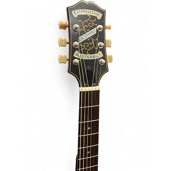 Used Epiphone Olympic Masterbilt Sunburst Acoustic Electric Guitar