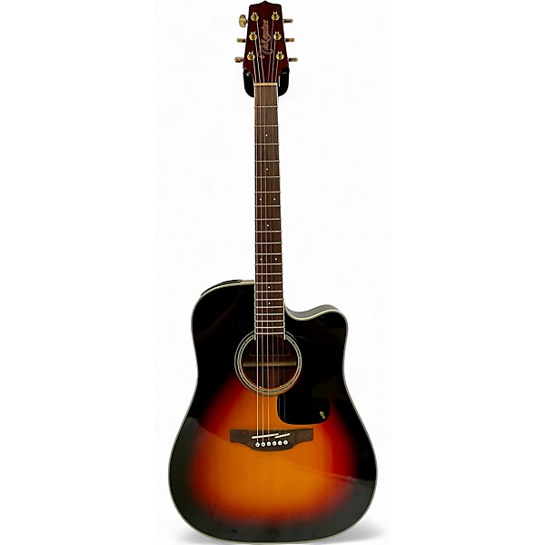 Used Takamine GD51CE 3 Color Sunburst Acoustic Guitar