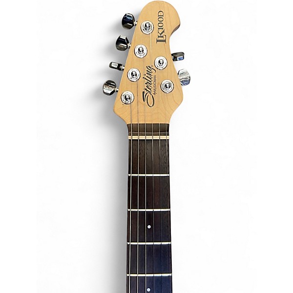 Used Sterling by Music Man LK100D BLUE Solid Body Electric Guitar