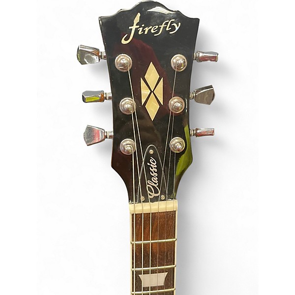 Used Firefly CLASSIC GOLDFINGER Gold Solid Body Electric Guitar