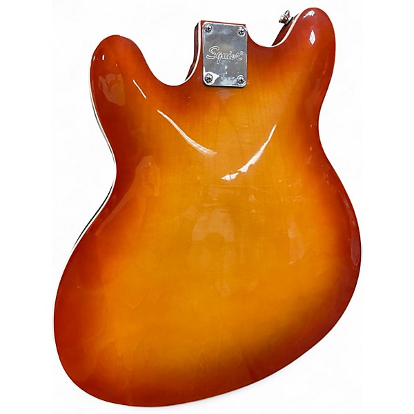 Used Squier Affinity Series Starcaster Hollow 2 Color Sunburst Hollow Body Electric Guitar