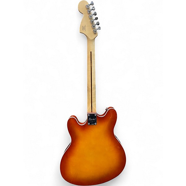 Used Squier Affinity Series Starcaster Hollow 2 Color Sunburst Hollow Body Electric Guitar