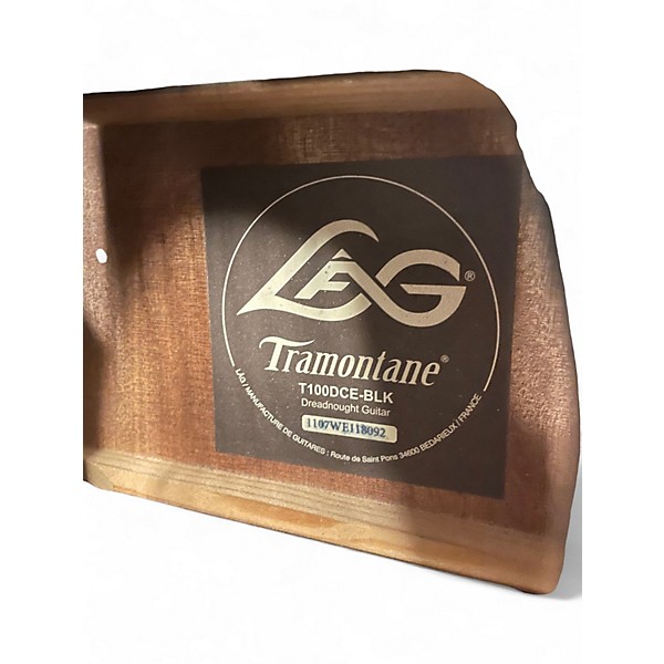 Used Lag Guitars T100DCE BLUE Acoustic Electric Guitar