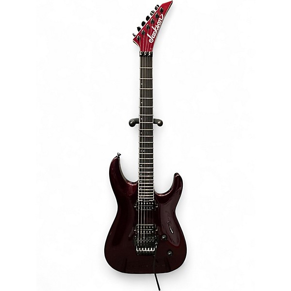 Used Jackson Pro Plus Series Dinky DKA Oxblood Solid Body Electric Guitar