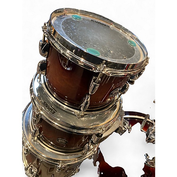 Used Gretsch Drums 4 Piece Renown Dark Cherry Burst Drum Kit