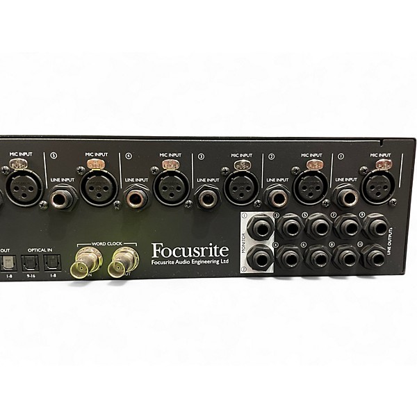Used Focusrite Clarett 8PreX Audio Interface