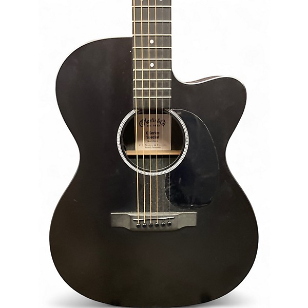 Used Martin GPCX1E Black Acoustic Electric Guitar