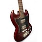 Used Samick SG DEEP RED Solid Body Electric Guitar