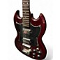 Used Samick SG DEEP RED Solid Body Electric Guitar