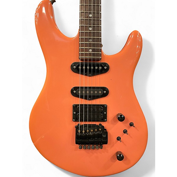 Vintage 1987 Peavey NITRO III SALMON PINK Solid Body Electric Guitar