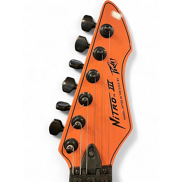 Vintage 1987 Peavey NITRO III SALMON PINK Solid Body Electric Guitar