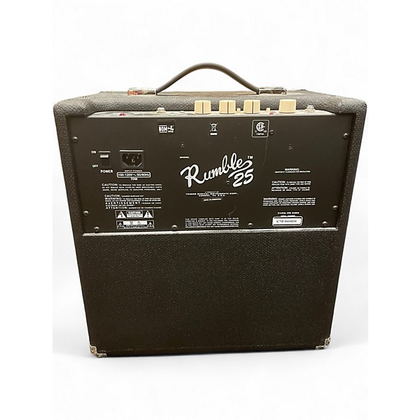 Used Fender Rumble 25 25W 1x10 Bass Combo Amp