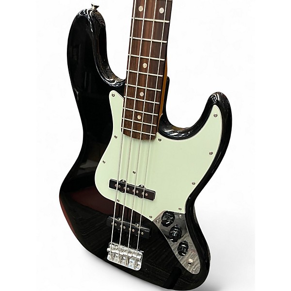 Used Fernandes JAZZ bASE Black Electric Bass Guitar