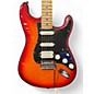 Used Fender Standard Stratocaster Orange Solid Body Electric Guitar