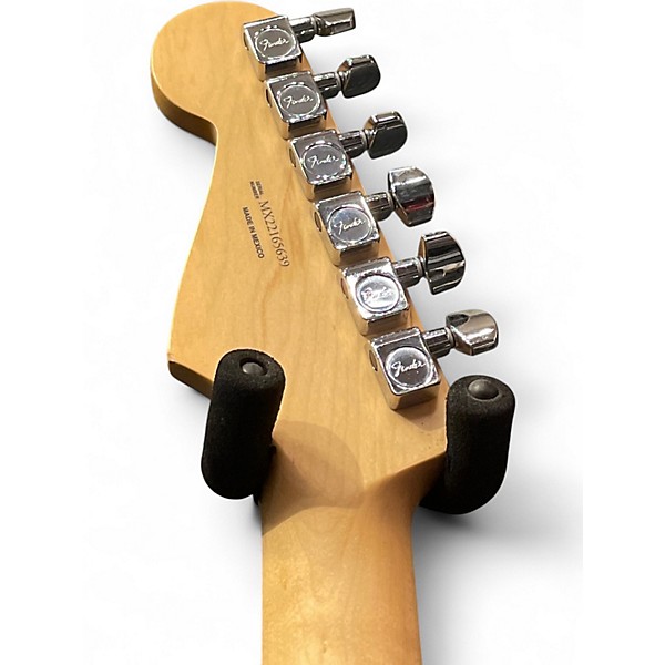 Used Fender Standard Stratocaster Orange Solid Body Electric Guitar