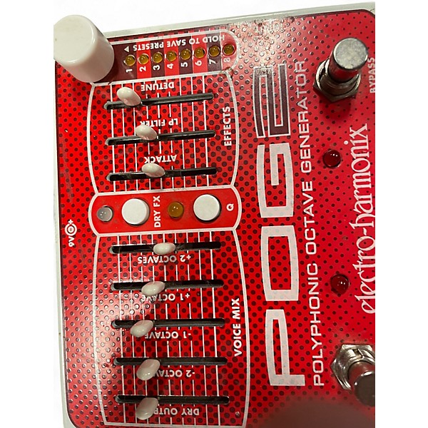 Used Electro-Harmonix Pog2 Polyphonic Octave Generator Effect Pedal