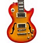 Used Epiphone Les Paul Standard Florentine Pro Cherry Sunburst Hollow Body Electric Guitar