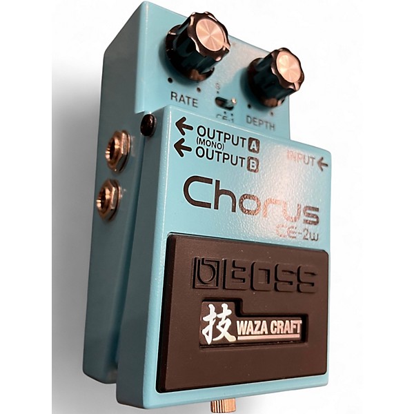 Used BOSS CE2W Waza Craft Chorus Effect Pedal