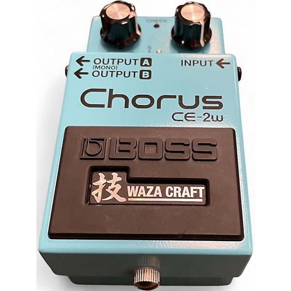 Used BOSS CE2W Waza Craft Chorus Effect Pedal