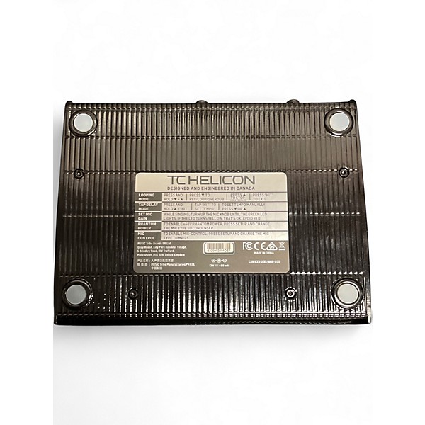 Used TC Helicon PLAYACOUSTIC Effect Pedal