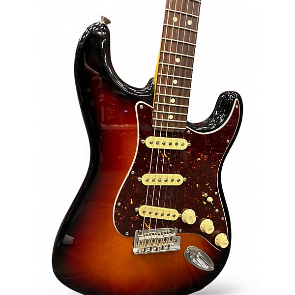 Used 2024 Fender American Professional II Stratocaster 3 Color Sunburst Solid Body Electric Guitar