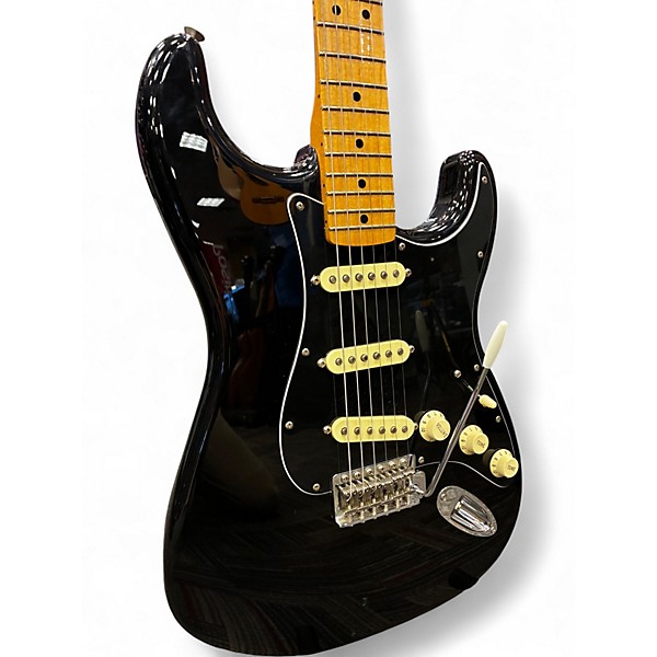 Used Fender Player Stratocaster BLACK Solid Body Electric Guitar