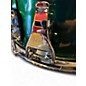 Used Taye Drums 5.5X14 ProX Snare Green Drum