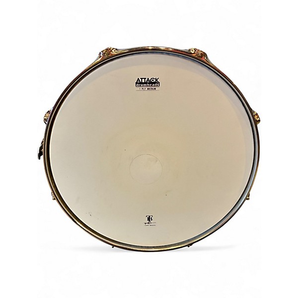 Used Taye Drums 5.5X14 ProX Snare Green Drum