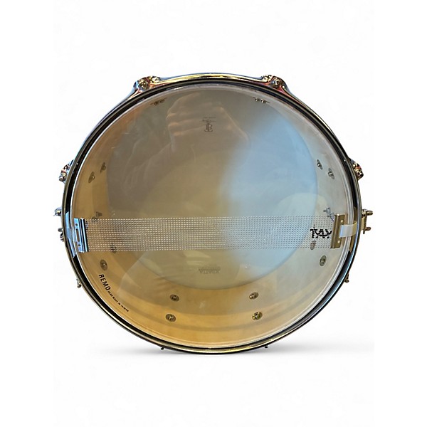 Used Taye Drums 5.5X14 ProX Snare Green Drum