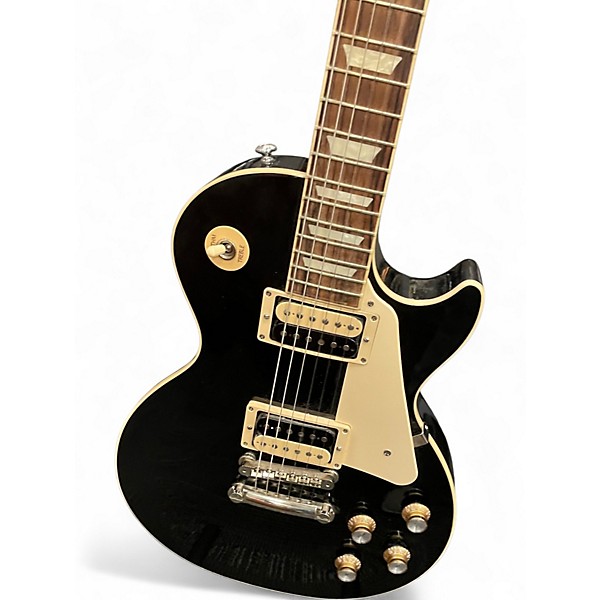 Used Epiphone INSPIRED BY GIBSON LES PAUL Black and Gold Solid Body Electric Guitar