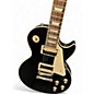 Used Epiphone INSPIRED BY GIBSON LES PAUL Black and Gold Solid Body Electric Guitar