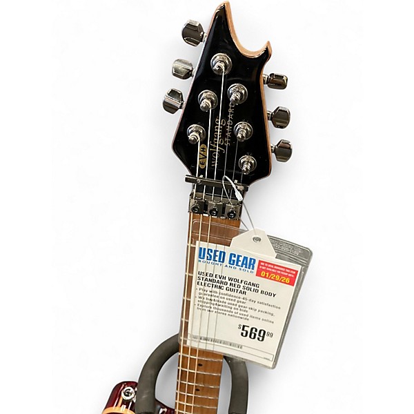 Used EVH Wolfgang Standard RED Solid Body Electric Guitar