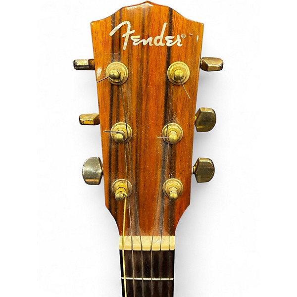 Used Fender CD220CE Natural Acoustic Guitar