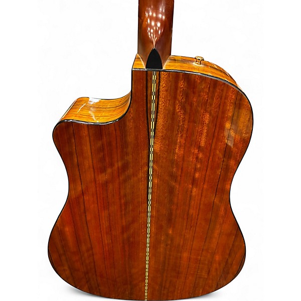 Used Fender CD220CE Natural Acoustic Guitar