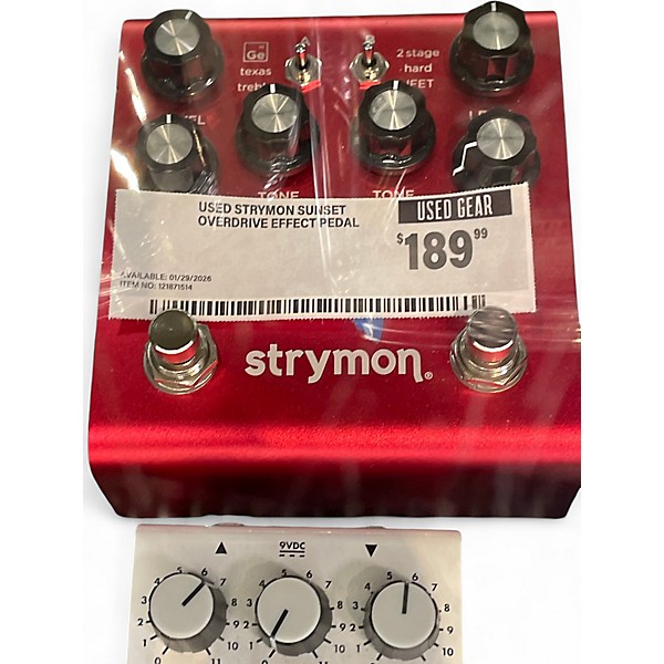 Used Strymon Sunset Overdrive Effect Pedal