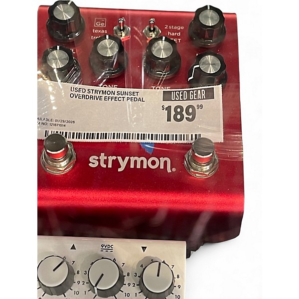 Used Strymon Sunset Overdrive Effect Pedal
