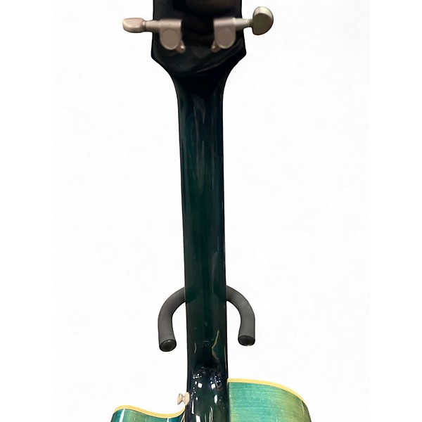 Used Luna FAU-DPN Blue Acoustic Electric Guitar