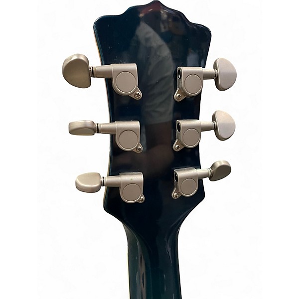 Used Luna FAU-DPN Blue Acoustic Electric Guitar