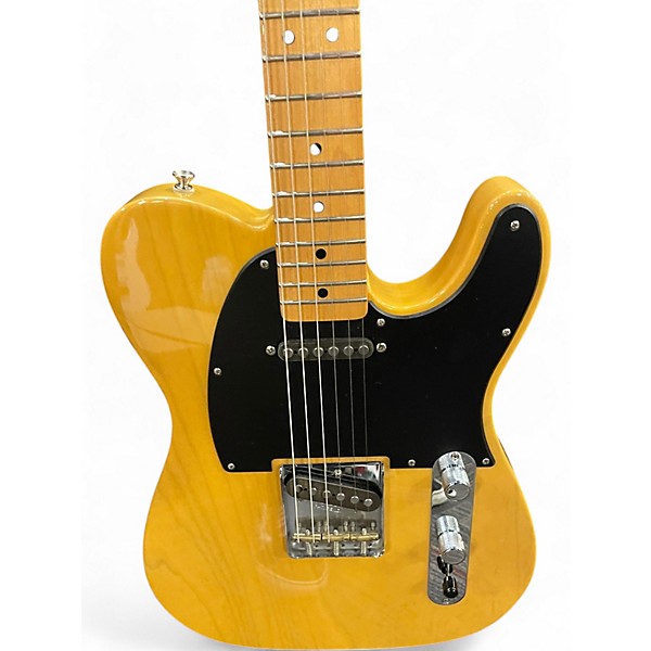 Used Fender Deluxe Ash Telecaster Butterscotch Blonde Solid Body Electric Guitar
