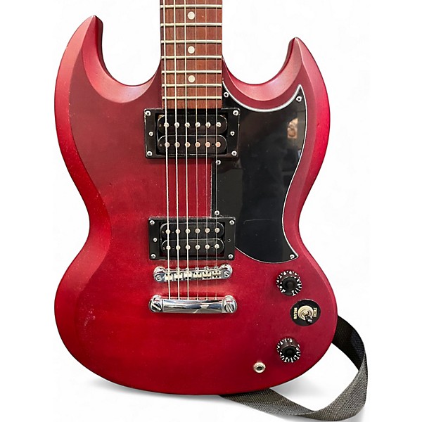 Used Epiphone SG Cherry Solid Body Electric Guitar
