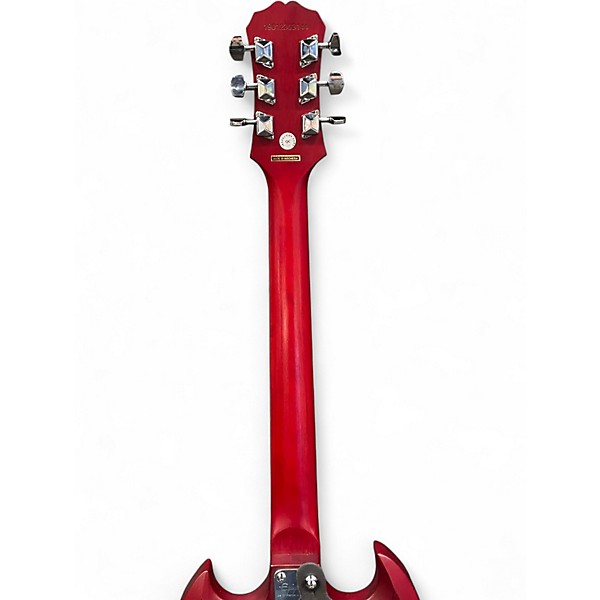 Used Epiphone SG Cherry Solid Body Electric Guitar