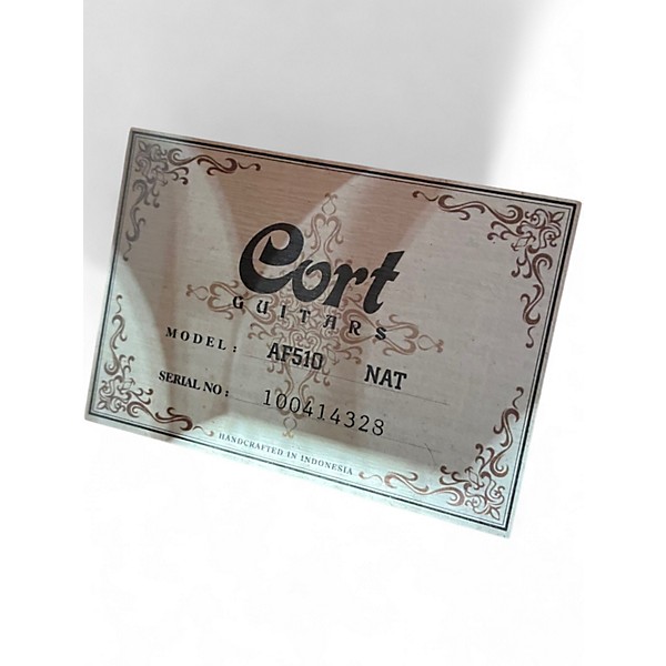 Used Cort AF510 Natural Acoustic Guitar