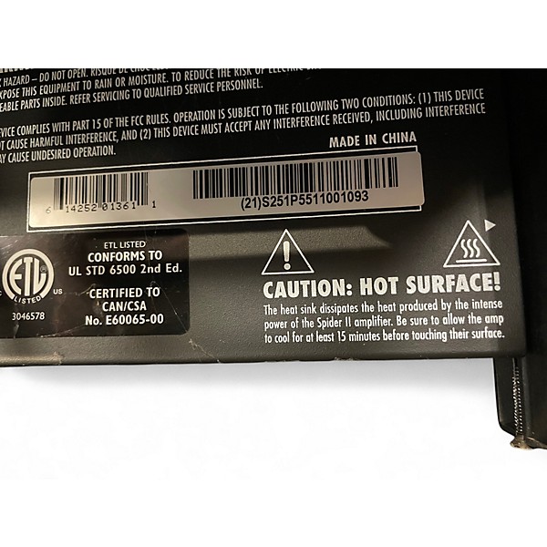 Used Line 6 Spider II 150W Solid State Guitar Amp Head