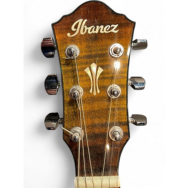 Used Ibanez AEG70 Tiger Burst Acoustic Electric Guitar