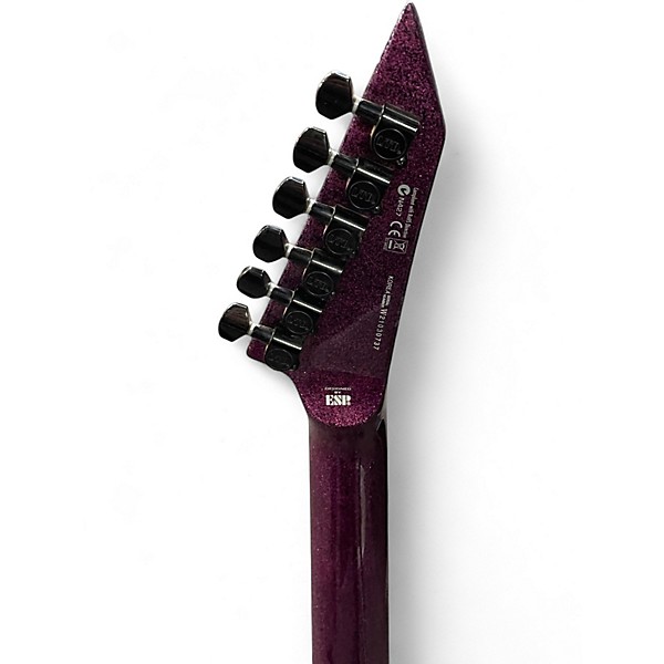 Used ESP LTD KH602 Kirk Hammett Purple Sparkle Purple Sparkle Solid Body Electric Guitar