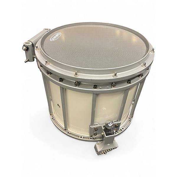 Used Melhart 14X12 MARCHING SNARE WHITE Drum