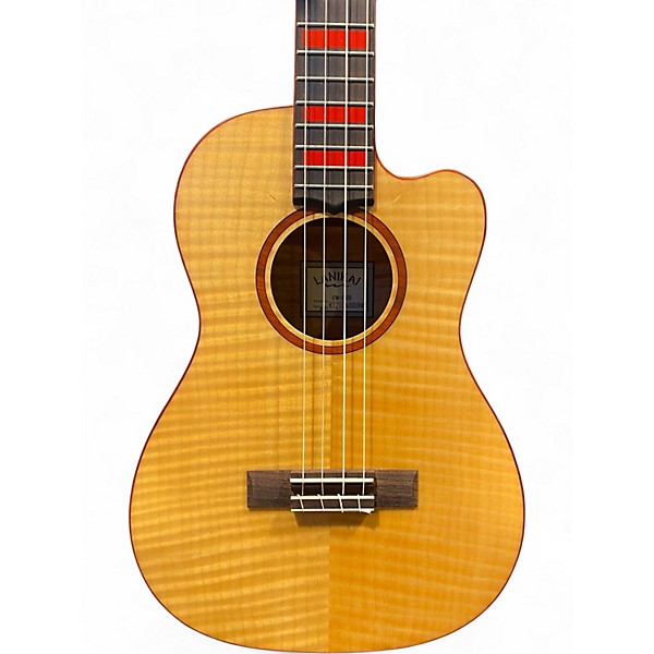 Used Lanikai FM-CEB Natural Flamed Ukulele