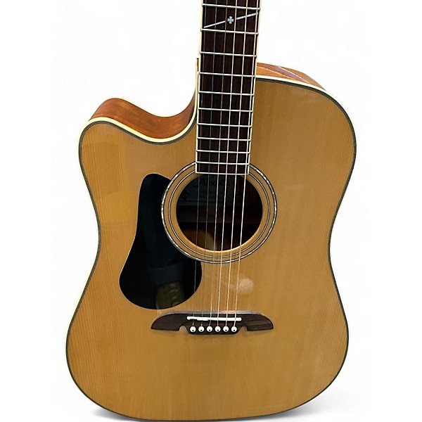 Used Alvarez AD60SCLH NATURAL Acoustic Electric Guitar