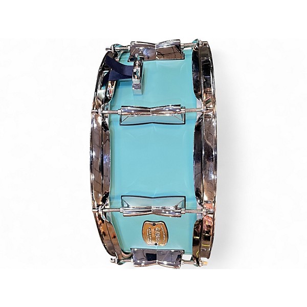 Used Yamaha 14X5 Stage Custom Snare Seafoam Green Drum